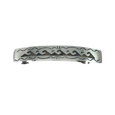 Native American Genuine Sterling Silver Hair Barrett NN20410